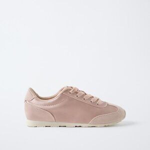 ZARA SATIN EFFECT SNEAKERS